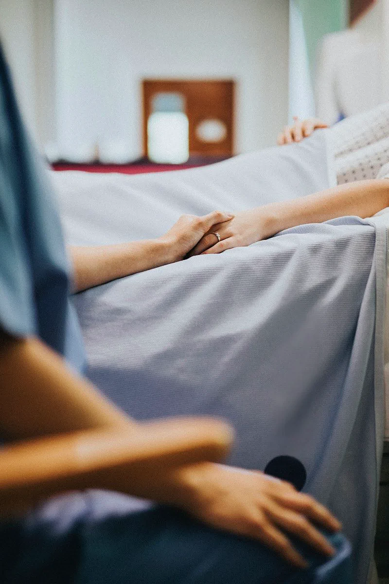 Pacient në repartin e hospitalizimit